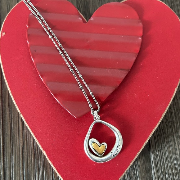 ❤️BNWOT Reversible Brighton Heart Necklace ❤️ - Picture 4 of 8
